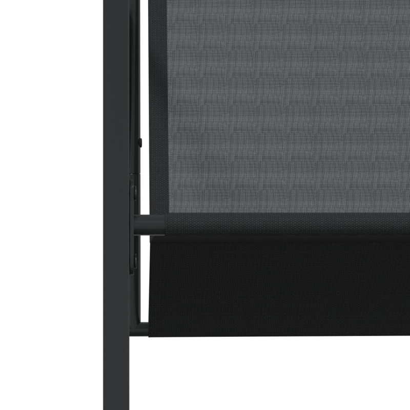  Garden Dining Set Black