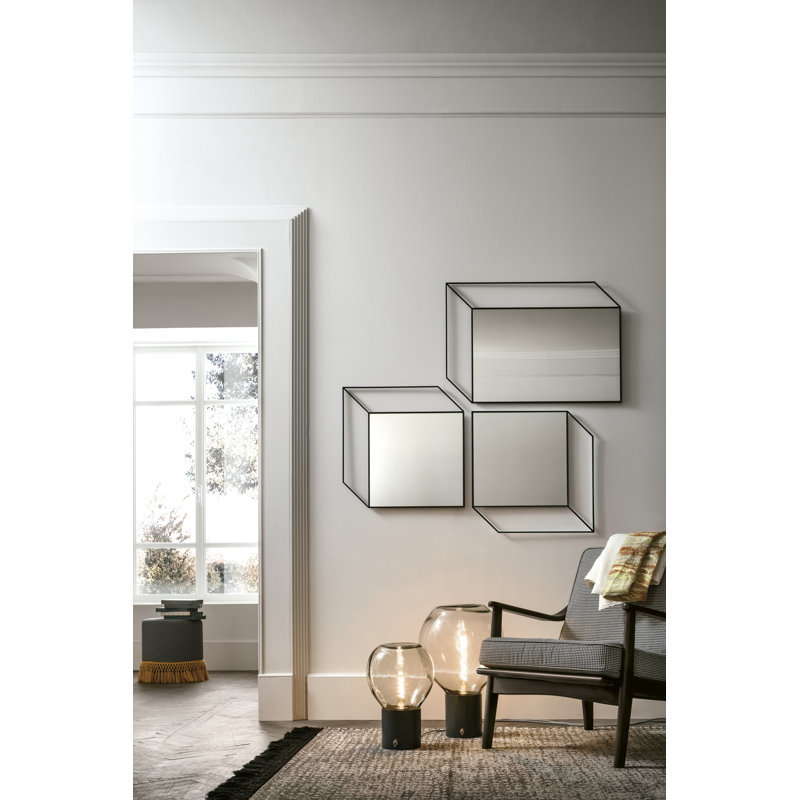 Azriah Iron Rectangle Mirror