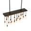 Luminaire suspendu long 47,25 po Alva