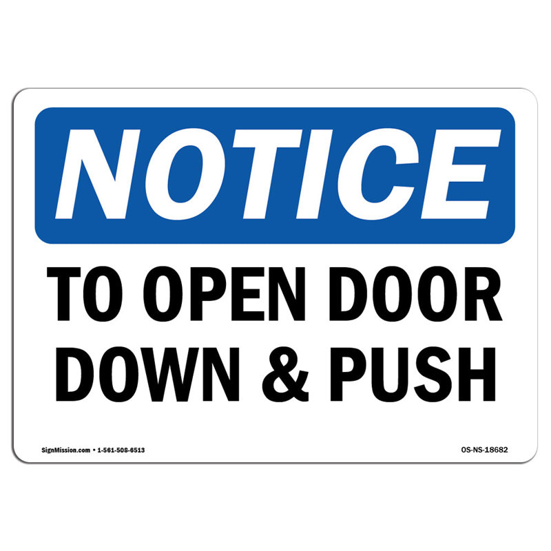 Notice Sign