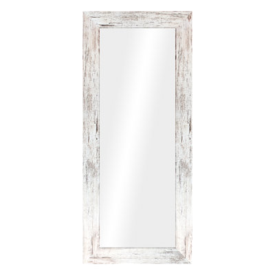 Jarel Wood Flat Wall Mirror