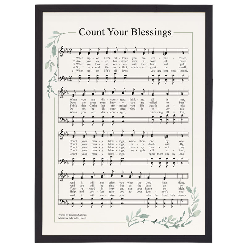 Count Blessings Hymn