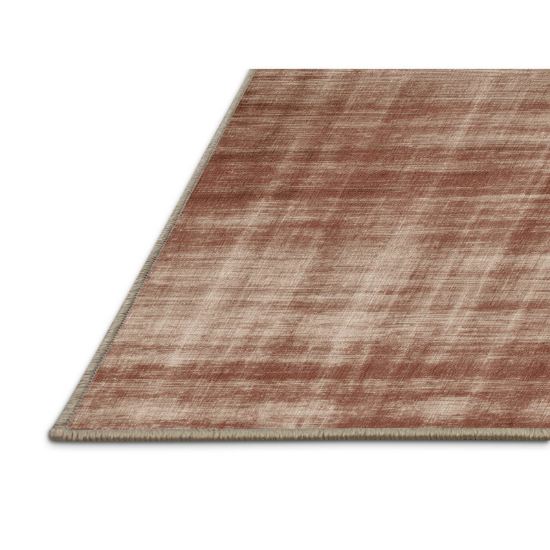 Tapis brun lavable à la machine, Rectangle 4pi x 6 pi