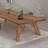 78.74"Simple and modern rectangular brown solid wood conference table