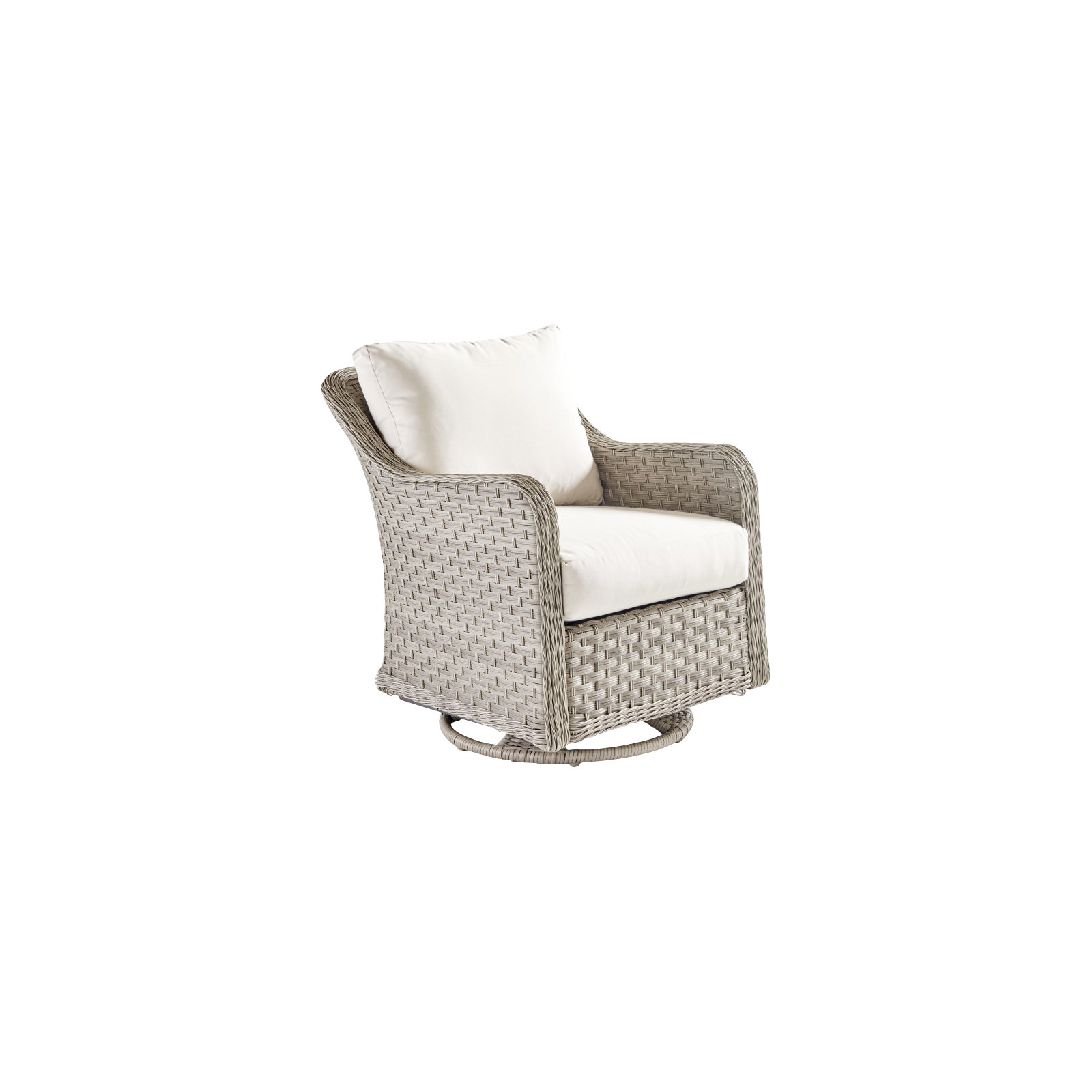 Sky Outdoor Glider with Sunbrella® Cushions, Spectrum Dove Sunbrella® Plainweave