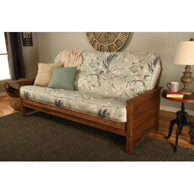 Anders Full / Double 79'' Upholstered Futon And Mattress