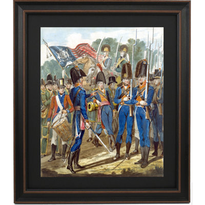 Members Of The City Troop And Other Philadelphia Soldiery By John Lewis Krimmel
