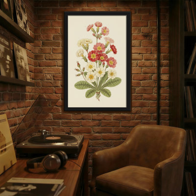 Arrangement floral de plantes et de fleurs avec des fleurs roses et blanches