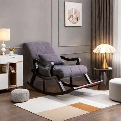 Chaise en bois massif avec mousse haute résilience