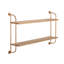 Emery Wood & Metal 2 Tier Wall Shelf-1296786363-1298739926