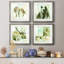 Cadre photo, ensemble de peintures sur papier
