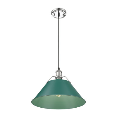 Akifumi Small Pendant with Pine Green
