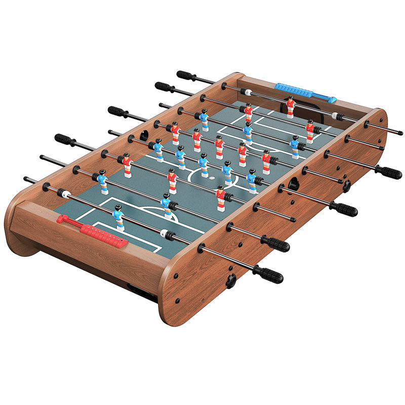 2-in-1 Multi Game Table, 53.5" Foosball Table, Air Hockey Table For Adult And Kids