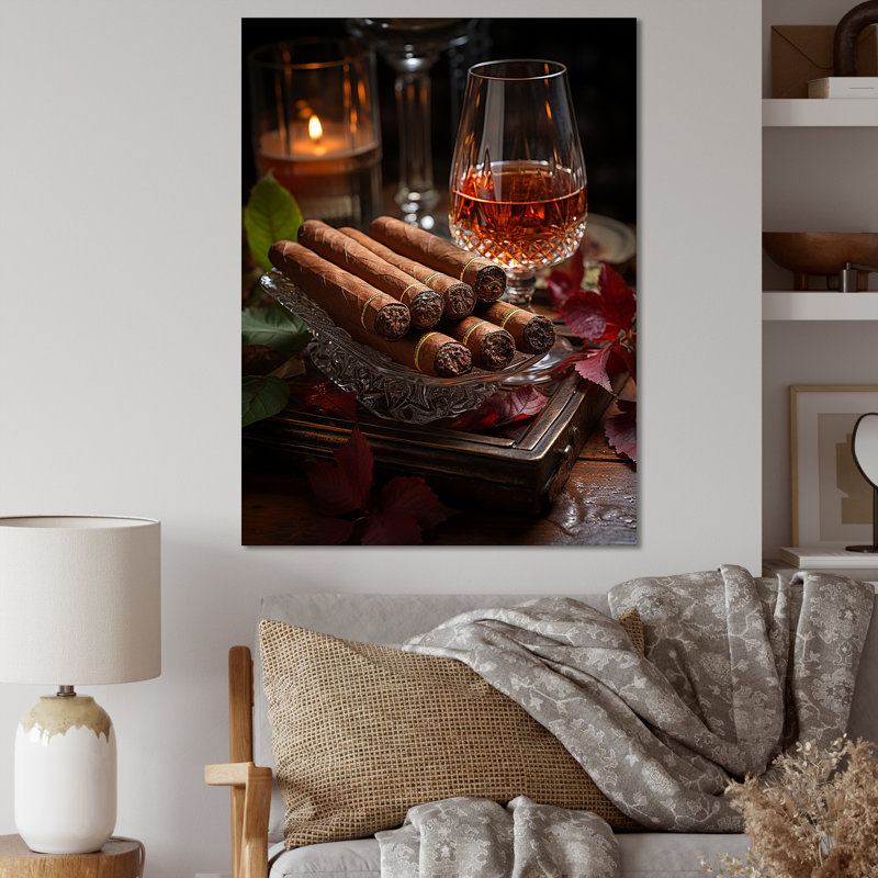 «Cuba Cigar Expression - Cuba Landscape», reproduction d'art sur toile encadrée, Toile tendue, H 20 po x l 12 po x P 1 po