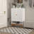 Grid Double Door Shoe Cabinet-1276027165