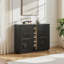 Buffet Mid-Century moderne cannelé avec support à vin-930989750