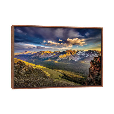 " Usa, Colorado, Rocky Mountain National Park. Mountain And Valley Landscape At Sunset " by Jaynes Gallery