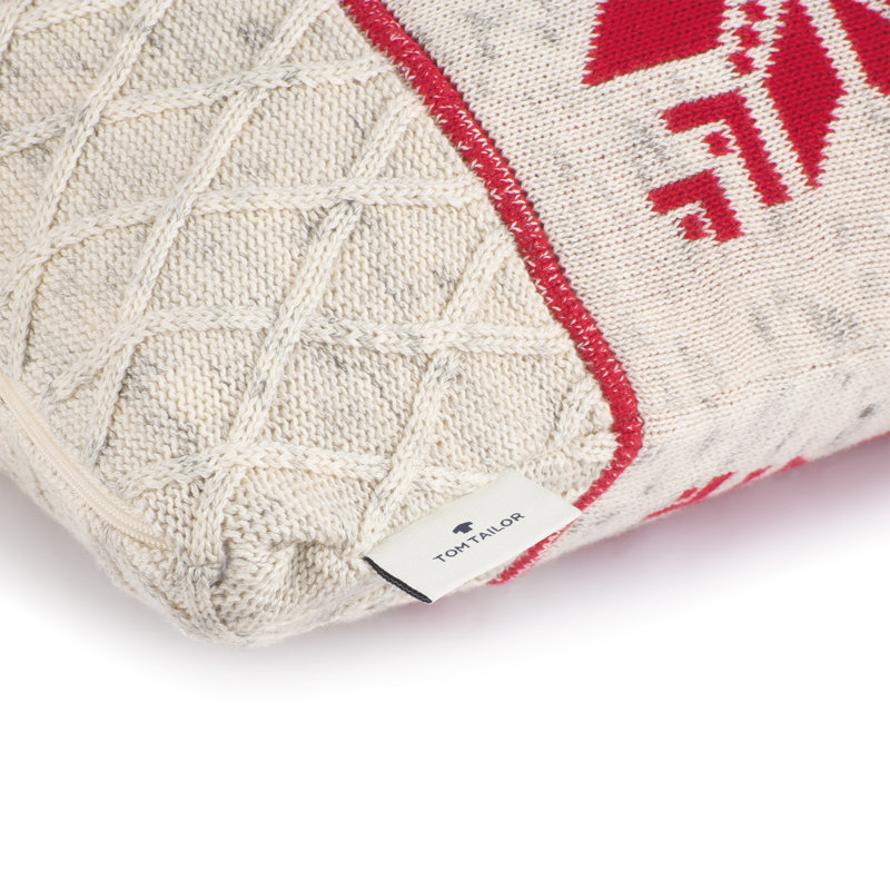 Red Rectangular Cushion Cover