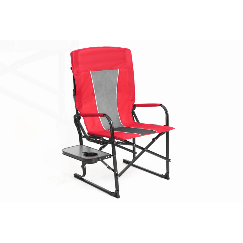 Chaise pliante surdimensionnée portable, Rouge