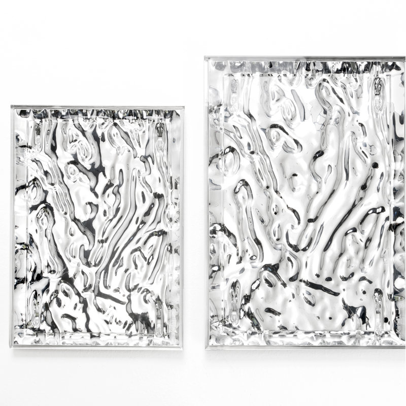 Dune Decorative Tray, Crystal, 21.65" x 14.96"