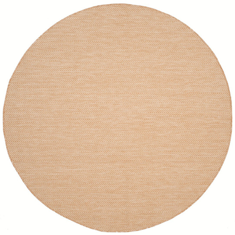 Arneshia Beige Indoor/Outdoor Area Rug, Round 10', Beige