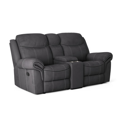 Upholstered 76'' Reclining Loveseat