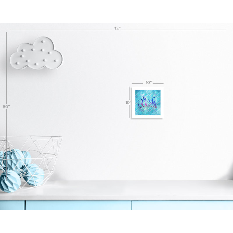Décoration murale désir pour enfants, H 10 po x l 10 po x P 1 po, Papier