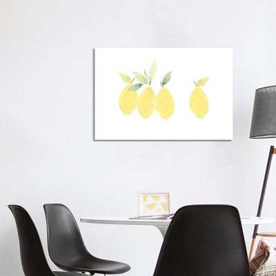 Lemons by Melissa Selmin - Wrapped Canvas Print