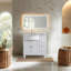 Comptoir de meuble-lavabo simple 36 po