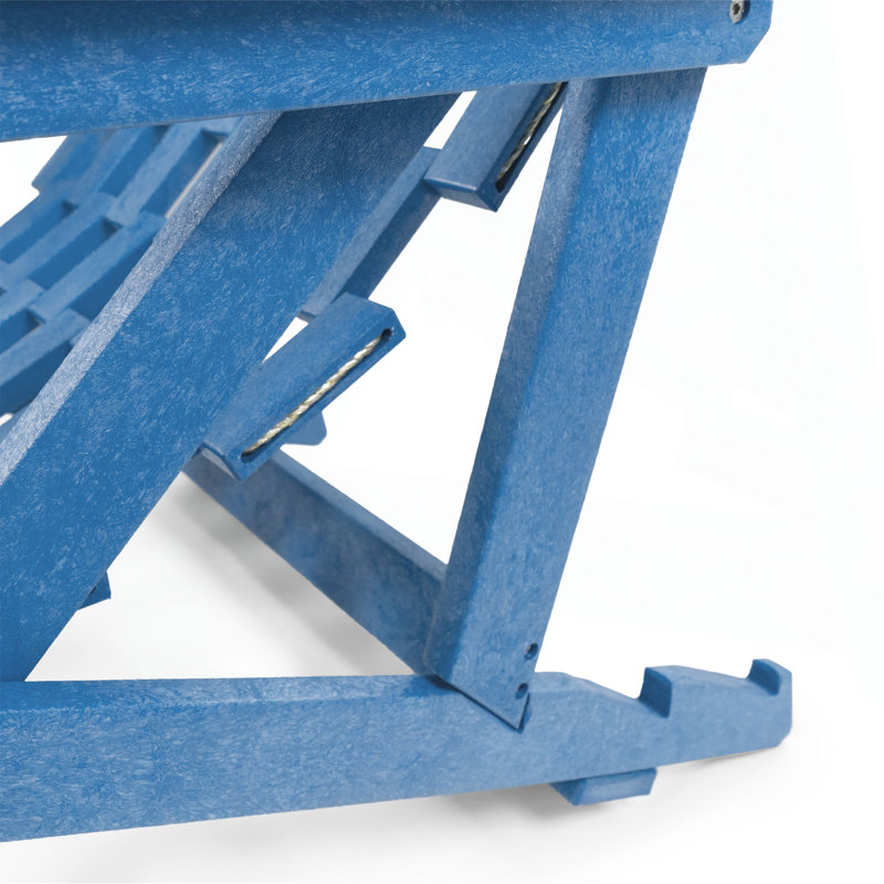 Méridienne d'extérieur pliable Pinecrest, Bleu