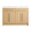 Ensemble de meuble-lavabo double autoportant 48 po avec lavabo 48 po-1911038139