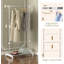 Adjustable Rolling Clothing Rack