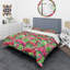  Ensemble de housse de couette rouge en microfibre rouge-40701957