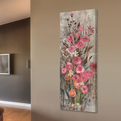 « floral frenzy rose iii » par alan hopfensperger, reproduction d’art sur toile tendue
