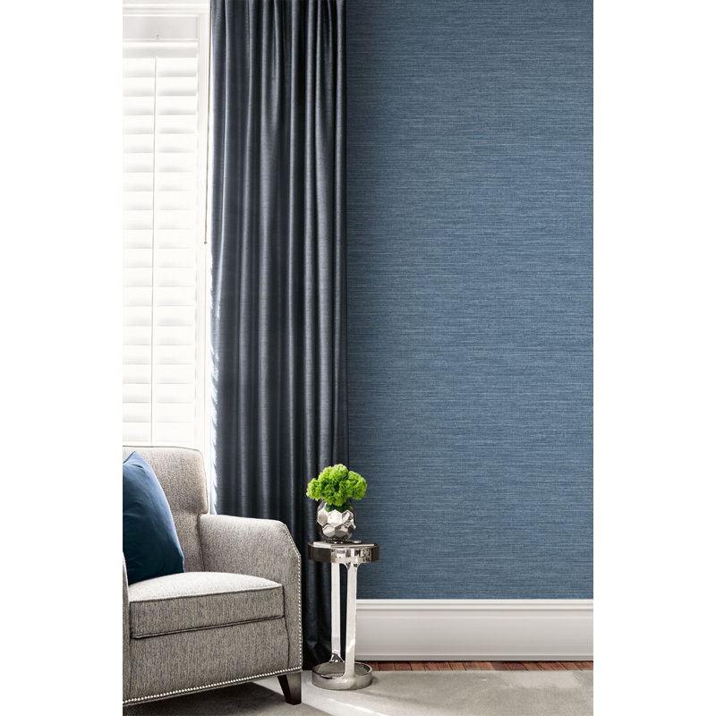 Rouleau de papier peint L 2,3 pi x l 27 po, Bleu moyen