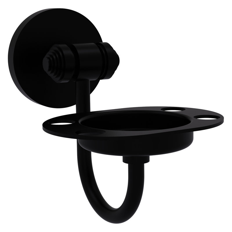 Porte-brosse à dents & culbuteur Southbeach, Noir mat