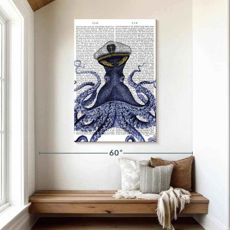 Brampt Captain Octopus, 48" H x 32" W