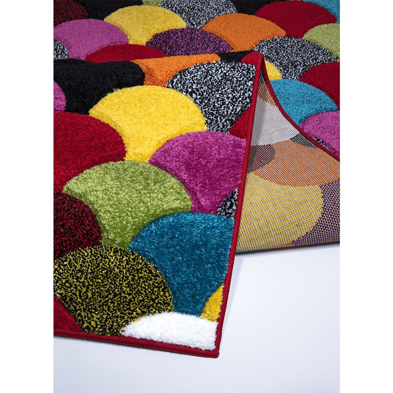Multi Colour Area Rug, Rectangle 120 x 170cm