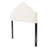 Upholstered Headboard With Durable Metal Legs-1436208540