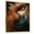 Toile avec cadre flottant or