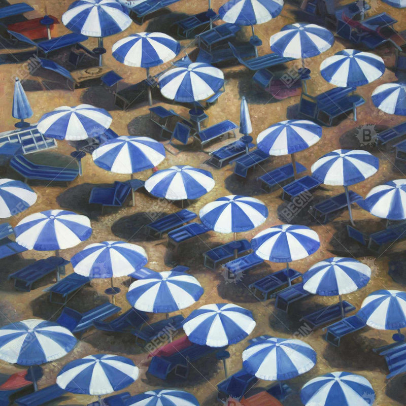 " Beach Umbrellas "