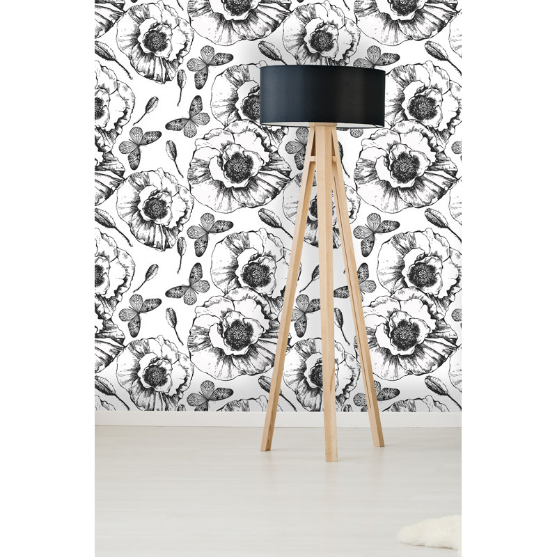 Rouleau de papier peint adhésif Aayah, L 120 po x l 25 po