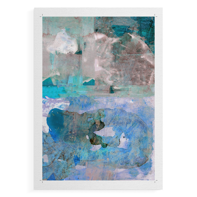 Impasto IV - Impression sur toile seulement - NON-CADRE, H 18 po x l 12 po