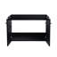 Armoire de salle de bain moderne 30 po - Châtaignier mural noir avec porte et meuble-lavabo avec rangement et rangement