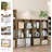 9-Cube Bookcases, Wooden Storage Organizer Bookcase, Display Shelf for Living Room Bedroom Office-549093038
