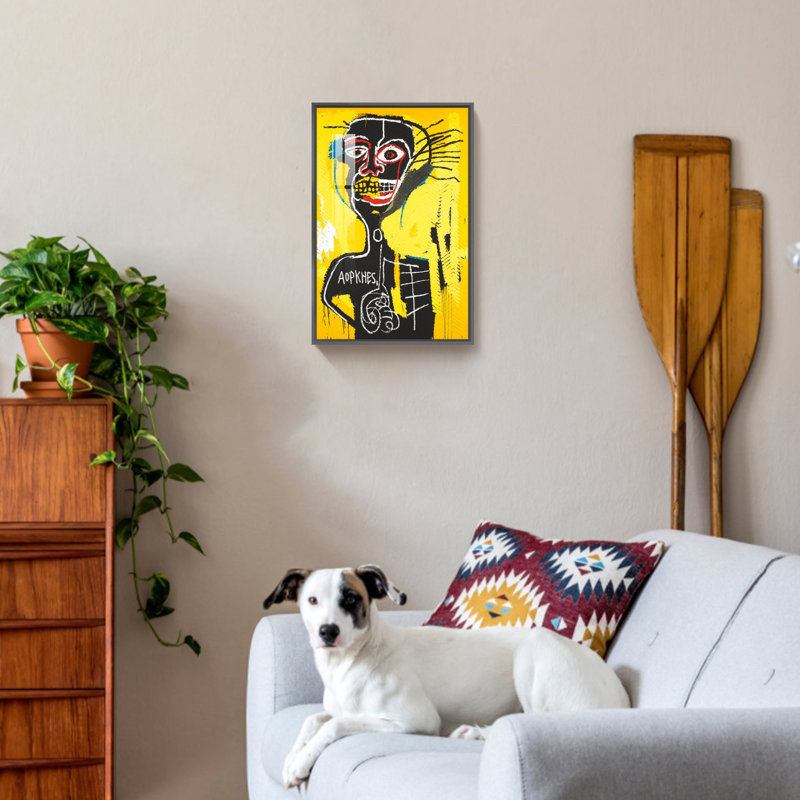 «Graffiti Art» sur toile, Noir, H 15,88 po x l 11,88 po x P 1 po