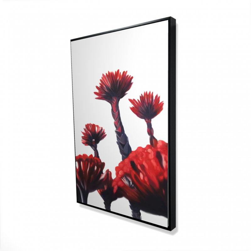 " Red Tropical Flowers "