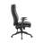 Executive Office Chair, Black Soft Vinyl, Nylon Base, 3 Paddle Tilt
