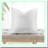 Fluffy Cotton Square Pillow Insert - Soft Down Throw Pillow for Sofa Couch Bed - Decorative White Pillow Pack - Plush Cushion Insert