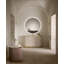 Round Copper-free Silver Glass Led Mirror